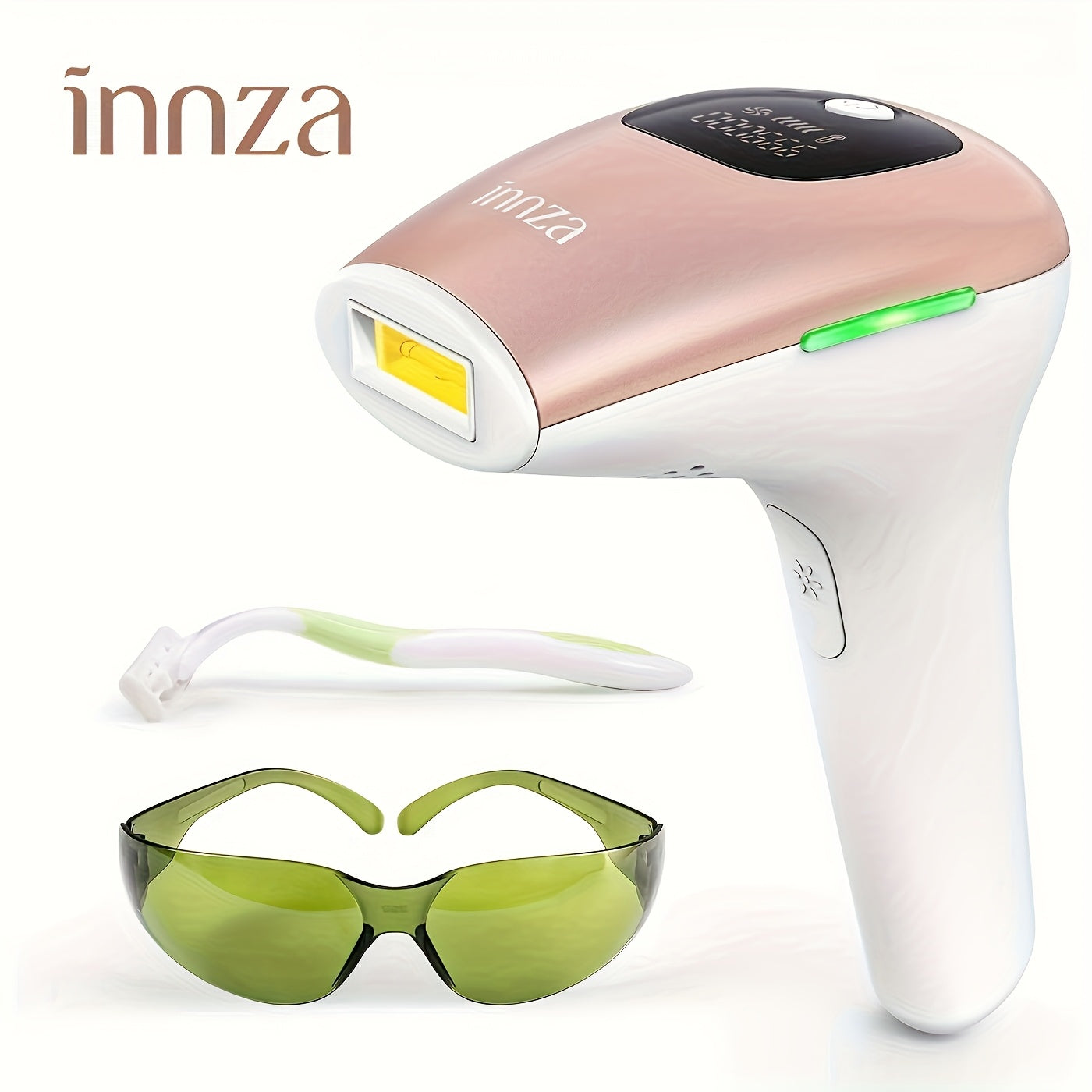 Innza IPL Hair Removal for Women At-Home, Upgraded to 999, 000 Flashes Painless Hair Remover, Facial Hair Removal Device for Armpits Legs Arms Bikini Line