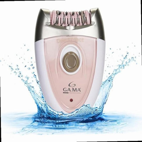 Epilady Gama Delicare Duo Rechargeable Epilator for Women Cordless Electric Hair Removal Device Hair Remover for Women Bikini Trimmer for Women Pubic Hair Dual Head Dual Volt 2 Speed LED Light