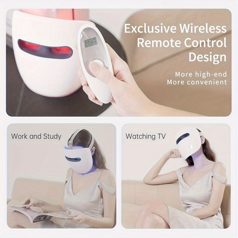 LED Face Mask, FDA-Registered Red Light Mask for Face, Infrared & Blue Light Modes for Skincare &, Wireless Light Relaxation Mask for Home Use (Miracle MAX RB-030)
