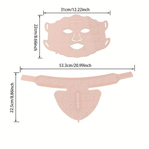 LED Beauty Mask for Home Use, Typically 10\u002F15\u002F20 Minutes, Convenient and Portable, USB, Best Choice for Mom and Girlfriend