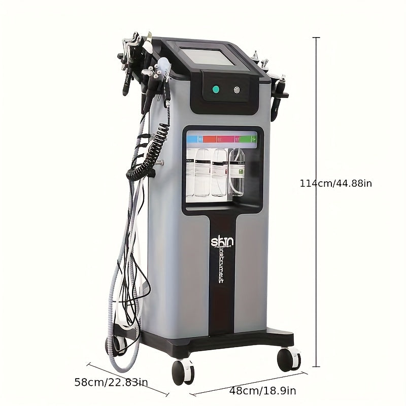 Refreshing Summer Skin Care-Beauty Instrument Hydrographic Instrument 11 in 1\u002F10 in 1, Spray Scrub, Moisturising Toning, Exfoliation, Matching Advanced Mask, Suitable for Beauty Salon\u002FHome\u002FUnit, Preferred Gift