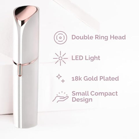 Facial Hair Remover for Women White Color with 6pcs Pack, Hair Removal Tool, Facial Hair Removal, Portable Grooming, Sleek Design, Easy to Use, Highquality Material, Smooth Finish, Beauty Device, Facial Epilator