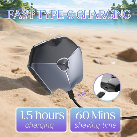 Women's Cordless Epilator Shaver - Painless Hair Removal Trimmer for Legs, Arms, Bikini & Underarms, Wet\u002FDry Use Portable Electronic Razor, Safe Shaving Device for Sensitive Beige, - (No Laser)