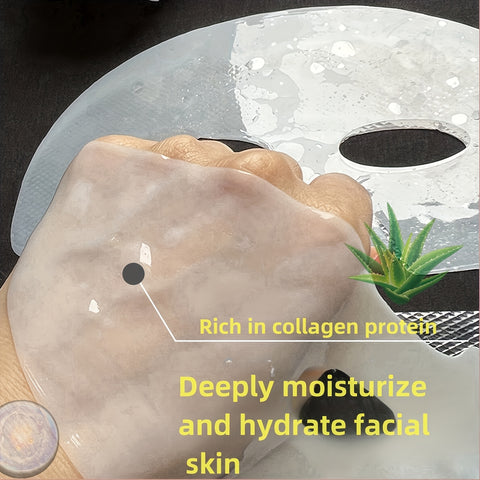 16 Pieces Of Collagen Masks, Containing Hyaluronic Acid And Collagen, To Firm The Light Beige, Korean Skincare Products, The Perfect Christmas Skincare Set, A Gift For Girls.