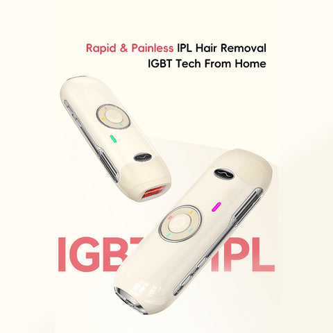IPL Hair Removal Equipment For Women And Men - 5.2 Cm² Contact, Powerful Long-Lasting IPL Hair Removal At-home, With Ultra-fast Light Emission For Whole Body Use