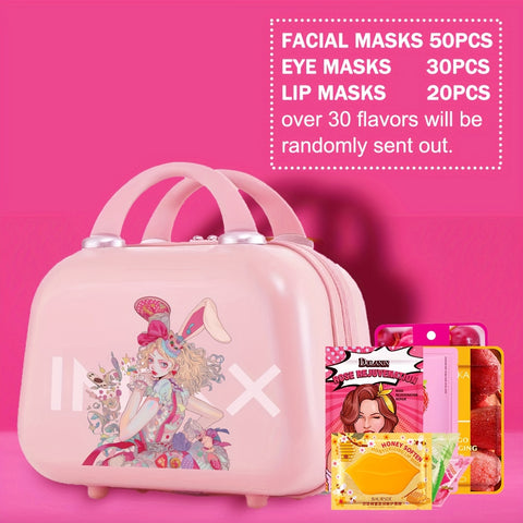 Facial Mask Set Comes Withmakeup Box Snail Mucin Mask Skincare Mask Skin Repair