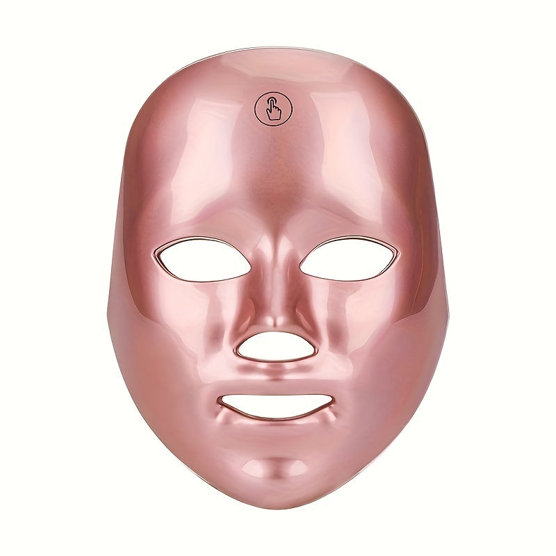 USB Rechargeable 7-color LED Face Mask Facial Care Tool