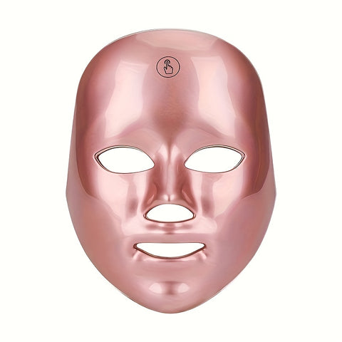 USB Rechargeable 7-color LED Face Mask Facial Care Tool