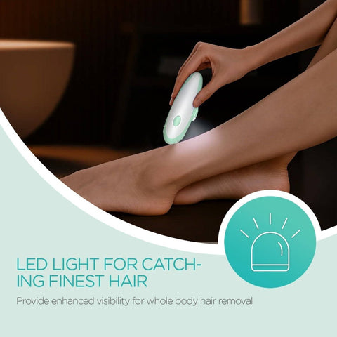 Women'S Cordless Epilator with 21 Tweezers & LED Light - 2-Speed Rechargeable Hair Removal Device, Ergonomic Design, Non-Standard Battery, for Home & Professional Use