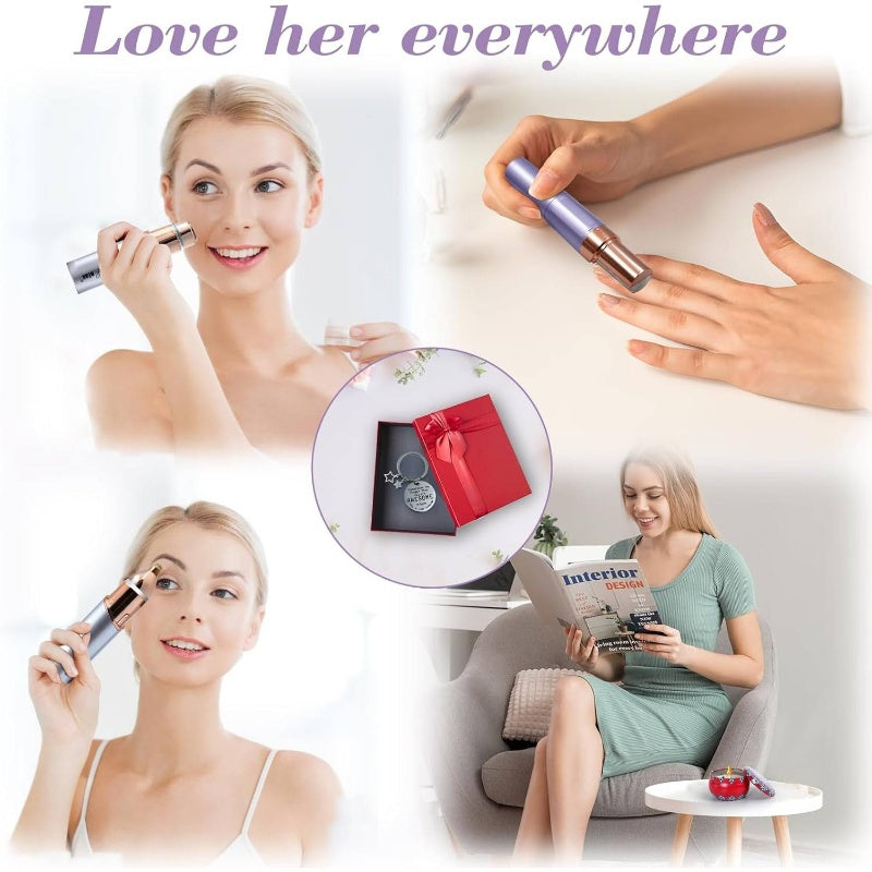 Beauty Epilator+ Hair Remover Women, Hair Removal Device Set, Portable Epilation System, Painless Shaver Body Face Chin Lip, Hair Removal Tool, Epilation System, Handheld Device, Sleek Grooming Tool, Durable Construction, Highquality Epilator