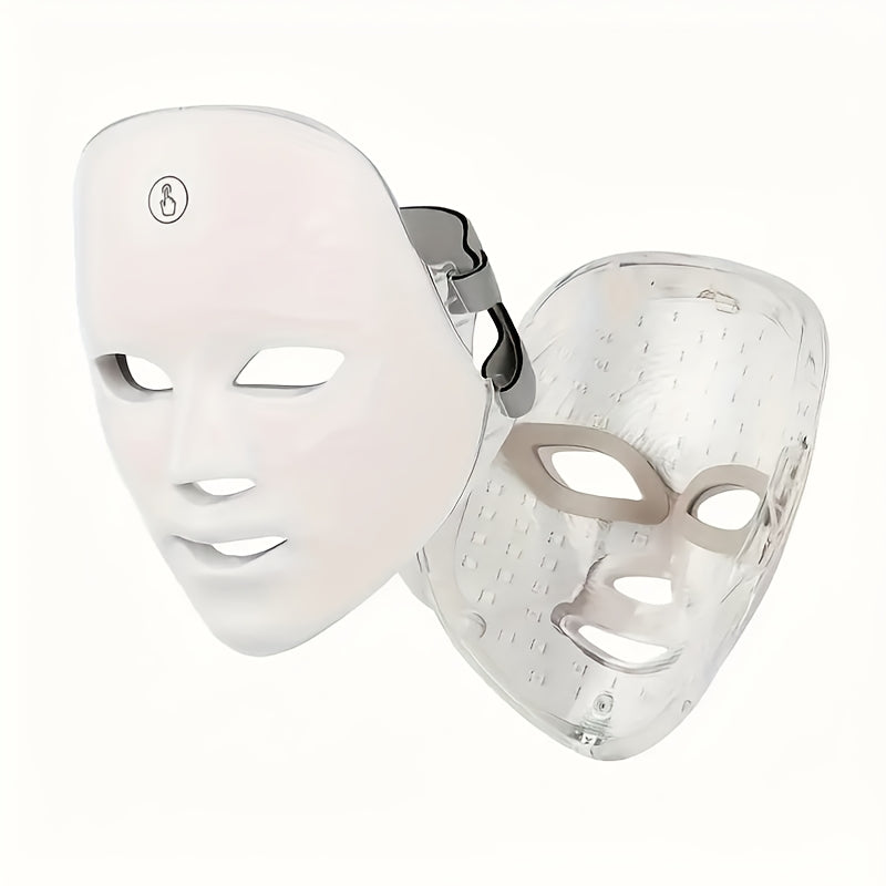 7-color Rechargeable LED Face Mask for Light Beige Care And Facial Skincare, Perfect for Mother's Day, Thanksgiving, Gifts, Girlfriends, Best Friends, And Mothers