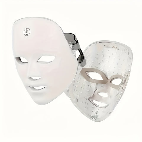 7-color Rechargeable LED Face Mask for Light Beige Care And Facial Skincare, Perfect for Mother's Day, Thanksgiving, Gifts, Girlfriends, Best Friends, And Mothers
