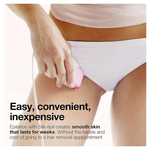 Epilator Silk - epil 3 3 - 270, Hair Removal Device, Epilator Women, Shaver Trimmer, Hair Removal, Facial Hair Removal, Body Hair Removal, Compact Design, Portable Device, Easy to Clean, Smooth Operation, Tweezerman Tool