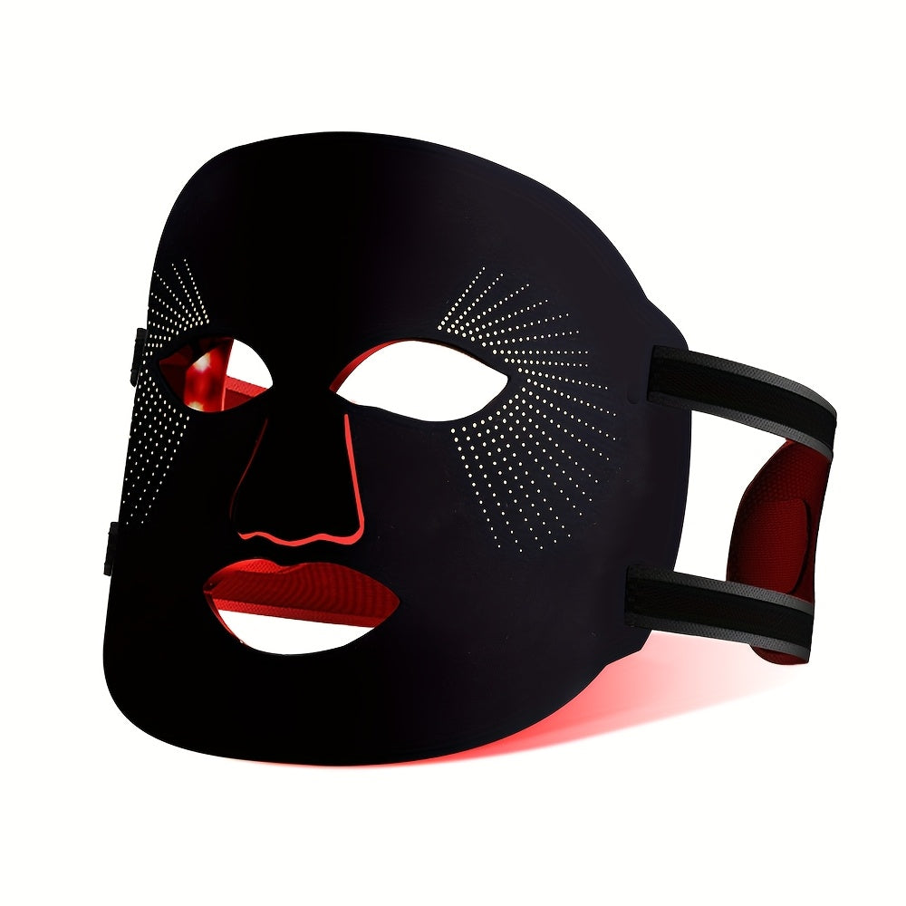 Fda Cleared, 7 Color Red Light Therapy Mask, LED Face Mask Light Therapy, Red Light Therapy For Face, Silicone Face Mask Skin Care At Home With Eye Protection Cushion For Anti Aging Wrinkles