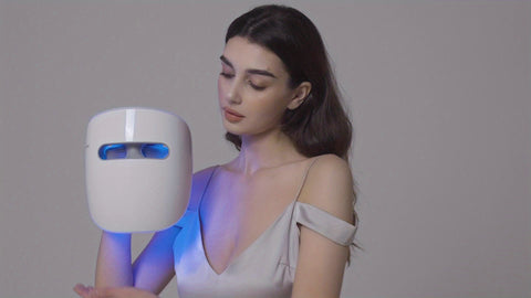 Cloud-SSS RB-081 | -Grade 8-Color LED Light Mask - Wireless, Comfortable, And Designed for Daily Home Skincare - Red & Infrared (630nm\u002F820nm) for Skin, Reduction, And Light Beige