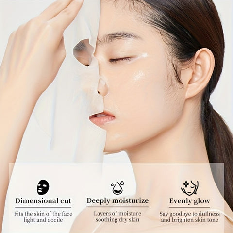 Facial Mask Set Comes Withmakeup Box Snail Mucin Mask Skincare Mask Skin Repair